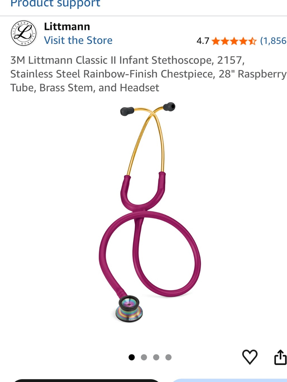 3M Littmann classic II infant stethoscope
